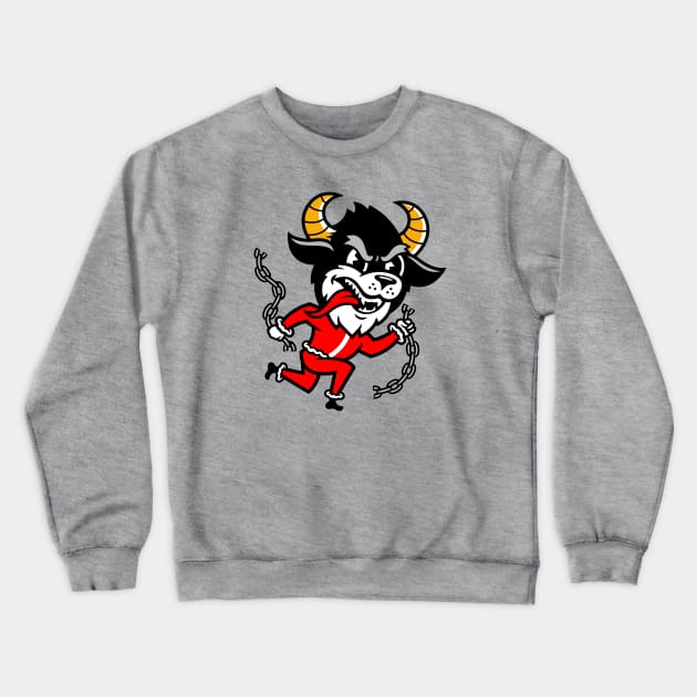 Krampus Mascot Logo Crewneck Sweatshirt by CC0hort